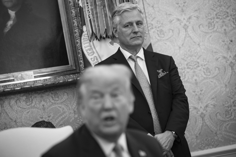 Robert O'Brien, US national security advisor.