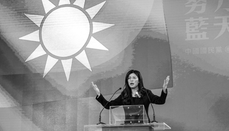 Taiwan's Kuomintang opposition party leader Cheng Li-wun in Taipei, on 1 November 2025.