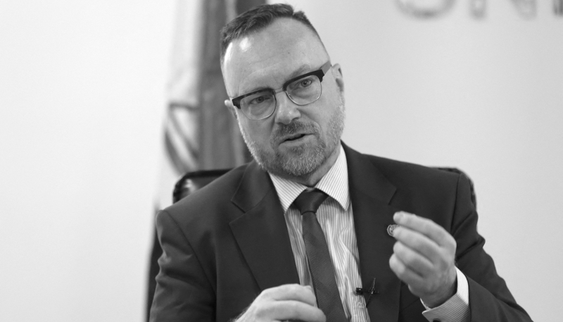 Christian Ritscher, the head of the United Nations mission investigating crimes committed by the Islamic State in Iraq (UNITAD).