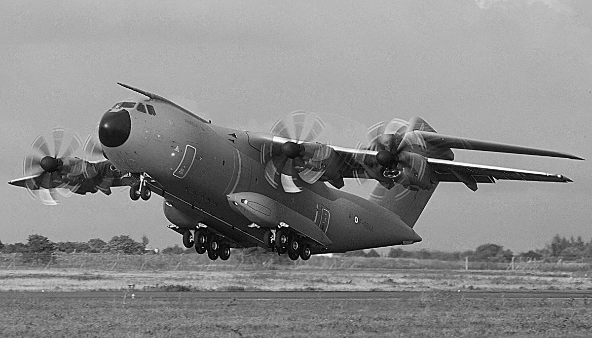 A French Air Force A400M Atlas.