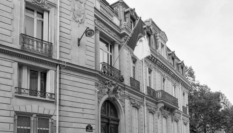 The Algerian embassy in Paris.