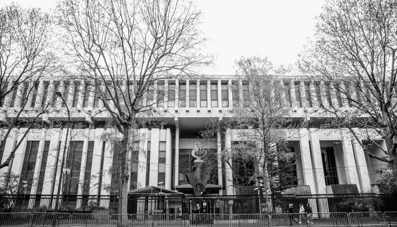 The Embassy of the Russian Federation in Paris, France.