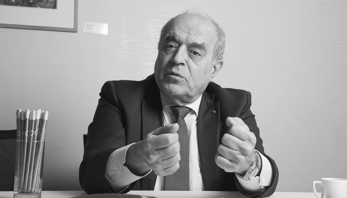 AASSDN president Alain Juillet, on 12 January 2015.