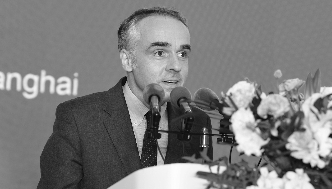 French ministry of foreign affairs' Asia and Oceania director Benoît Guidée, in Suzhou, China, on 14 October 2021.