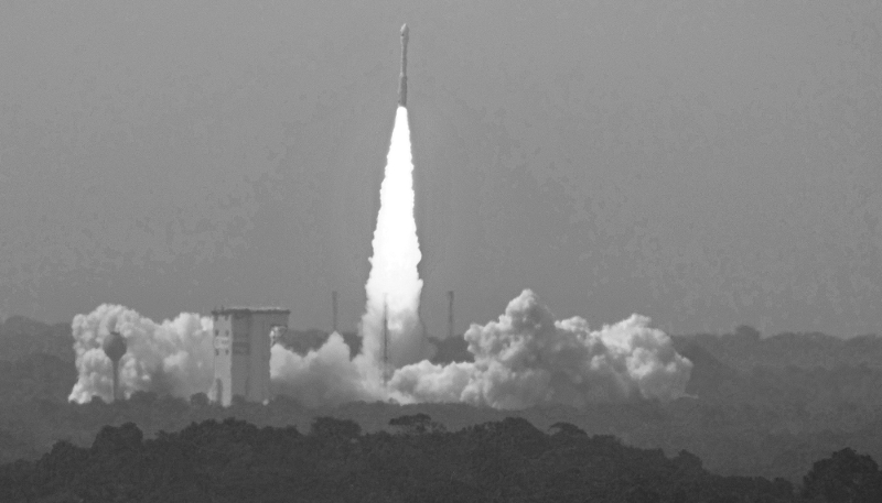 Launch of the South Korean satellite Kompsat-7 by a Vega-C rocket in Kourou, French Guiana, on 1 December 2025.