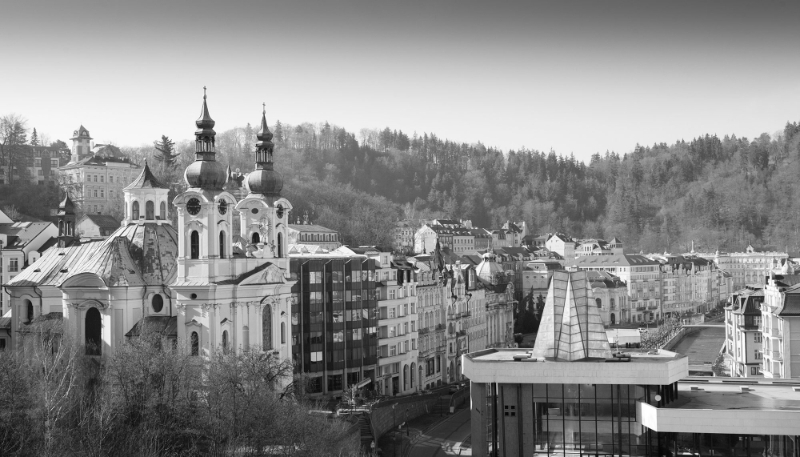 The town of Carlsbad in the Czech Republic.