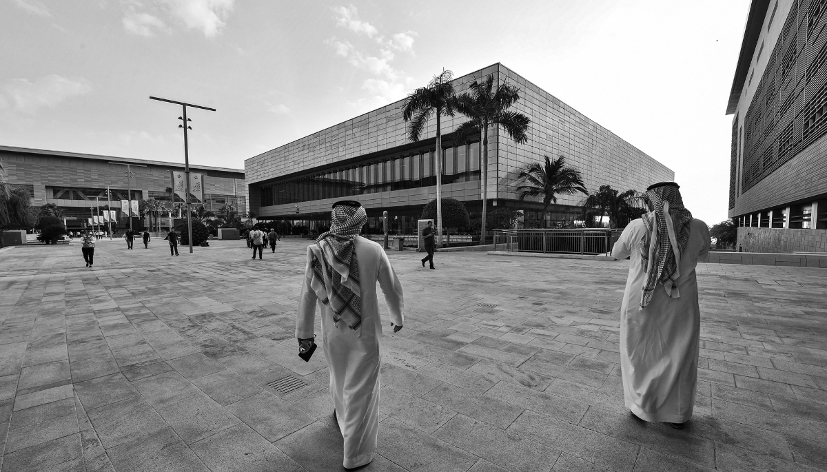 View of King Abdullah University of Science and Technology's (KAUST) campus in Saudi Arabia's western Red Sea town of Thuwal.