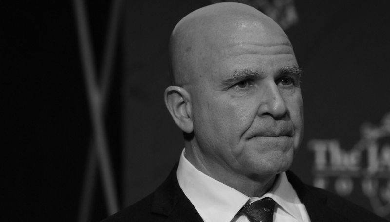 HR McMaster, Donald Trump's former National Security Adviser.