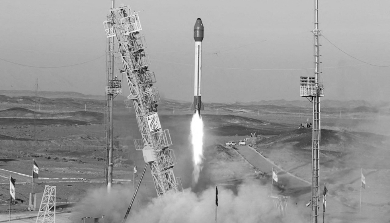 Launch of a Salman rocket on 6 December 2023.