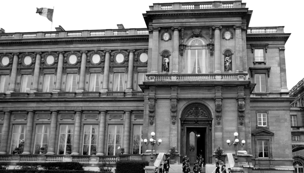 The headquarters of the French Ministry of Foreign Affairs located on the Quai d'Orsay, in Paris.