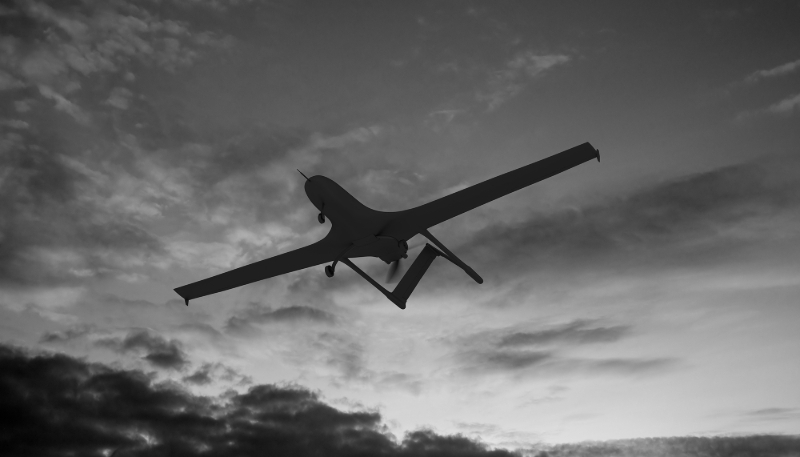 An illustration of Antonov's Liutyi long-range strike drones on which it has deployed astro-navigation modules.