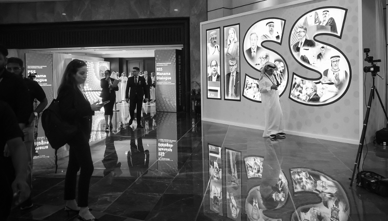 The opening of the Manama Dialogue conference, organised by the International Institute for Strategic Studies (IISS), in Bahrain, on 31 October 2025. 