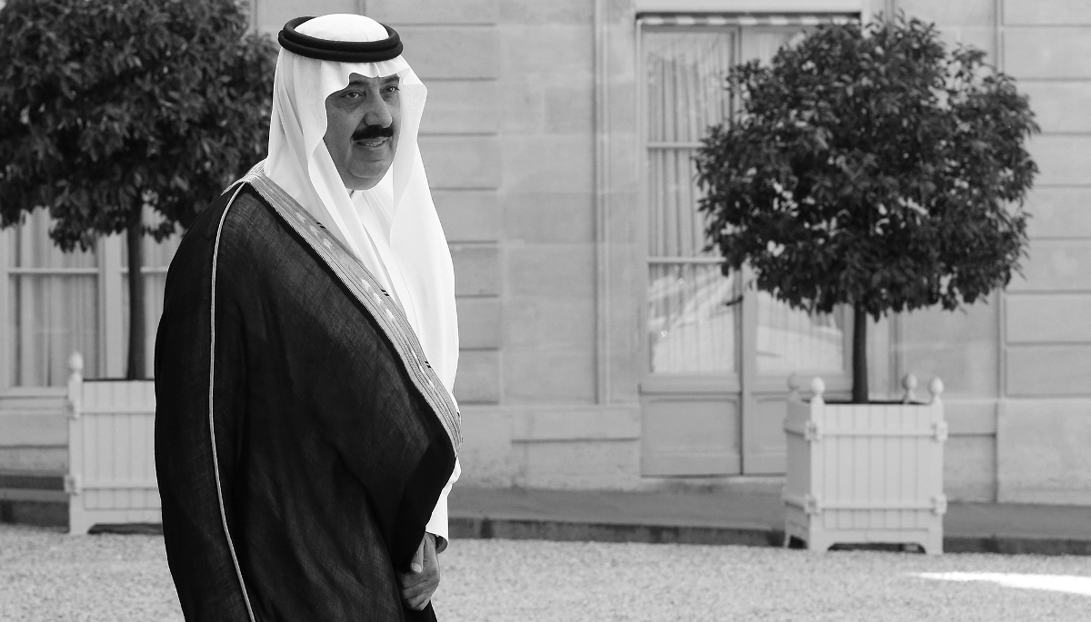 Prince Mutaib bin Abdullah, the former head of the Saudi National Guard in Paris, in June 2014.