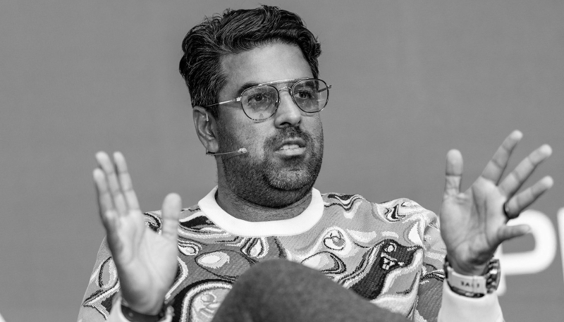 Sachin Duggal, founder of Builder.ai, on 16 January 2025 in Munich, Germany. 