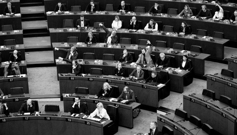 View of the European Parliament in Strasbourg.