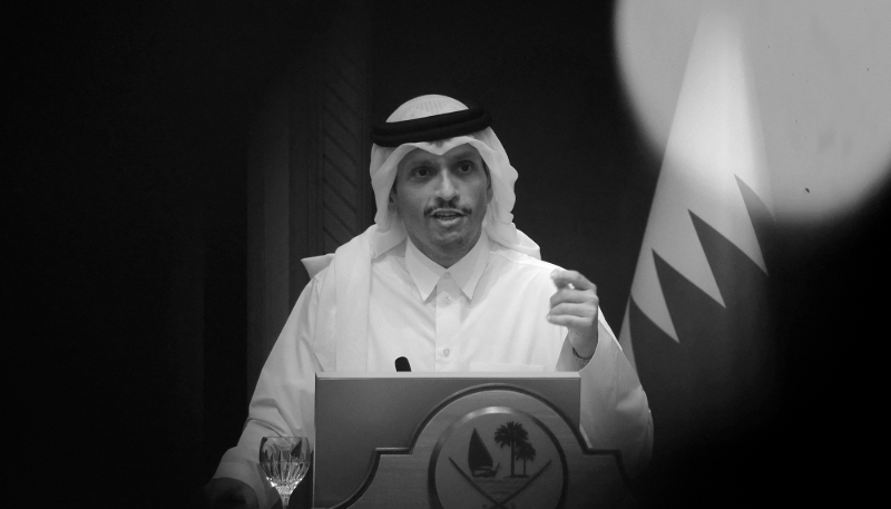 Qatar's Prime Minister Mohammed bin Abdulrahman Al-Thani, in Doha on 24 June 2025