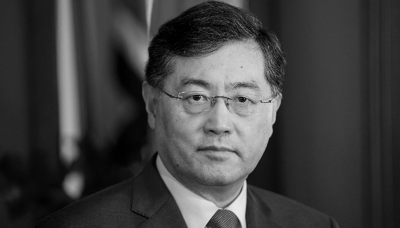 Former Chinese Foreign Minister Qin Gang. 