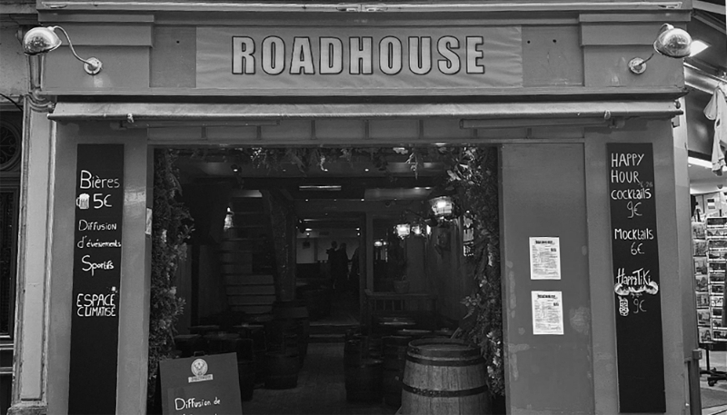 The RoadHouse Bar in Paris.