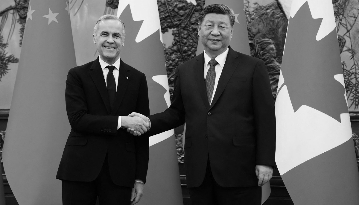 Canadian Prime Minister Mark Carney meets Chinese President Xi Jinping in Beijing, China, on 16 January 2026.
