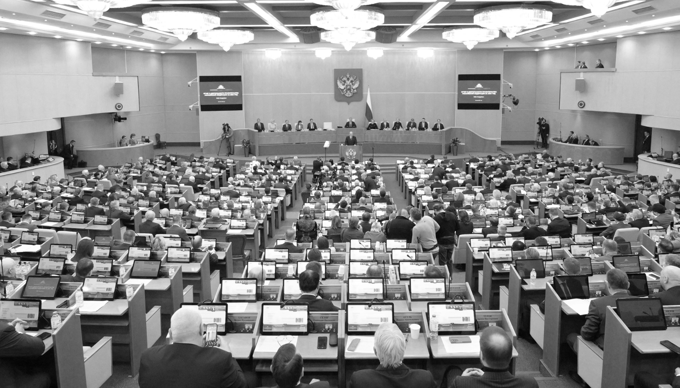 The State Duma, the lower house of the Russian Federal Assembly.