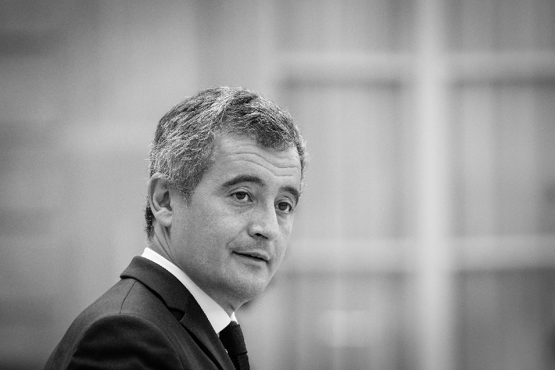 French Interior Minister Gérald Darmanin.