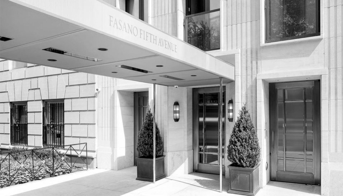 The Fasano Fifth Avenue hotel club in New York City.