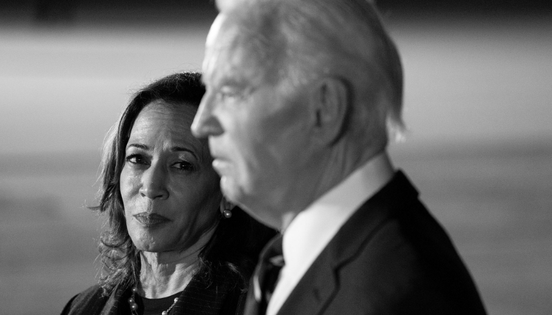 White House candidate Kamala Harris and President Joe Biden.