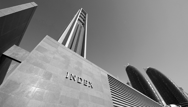 The Index Tower in Dubai.