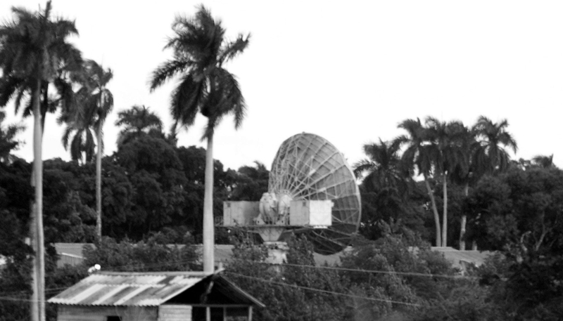 Archive photo from 13 December 2000 of the secret Russian listening station in Lourdes, located about 30 km south of Havana (Cuba).