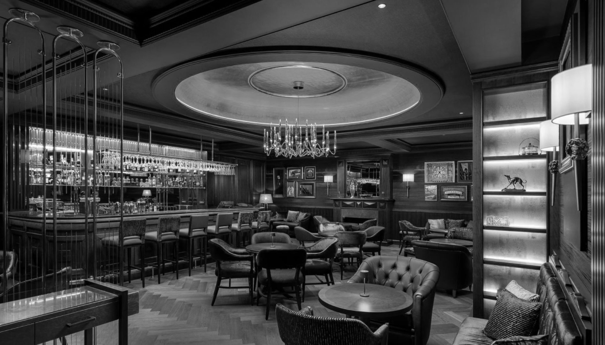 The English Bar, located within the InterContinental Athénée Palace in Bucharest.