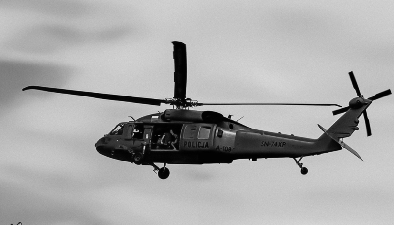 Polish police special forces helicopters are being deployed to dismantle clandestine Mexican drug laboratories.