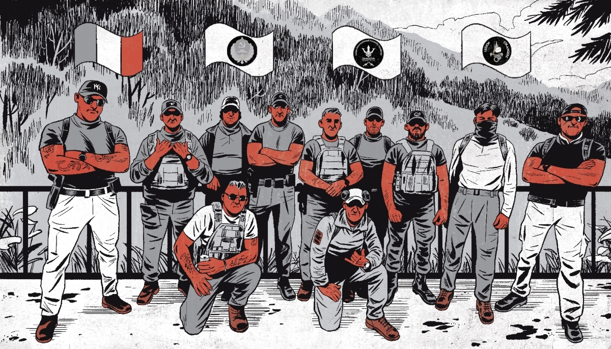 European mercenaries in Myanmar.