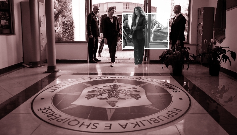 Director of Albanian Intelligence Vlora Hyseni.