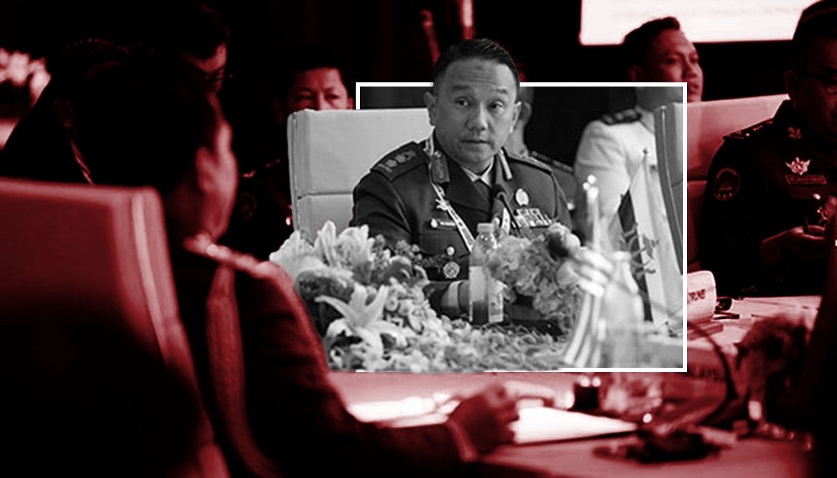 The head of the Directorate of Intelligence of the Sultanate of Brunei, Colonel Haji Mohd Hasreen.