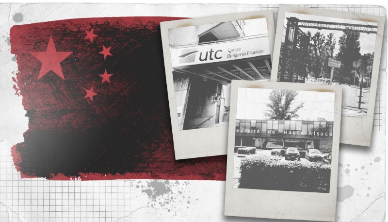 Three French researchers have been arrested on suspicions of spying for Beijing.