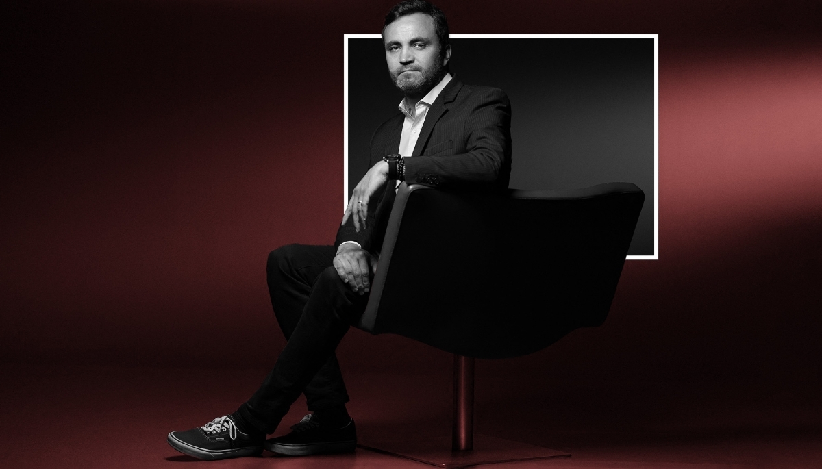 The director of France's Vignium agency for vigilance and protection against foreign digital interference, Marc-Antoine Brillant.