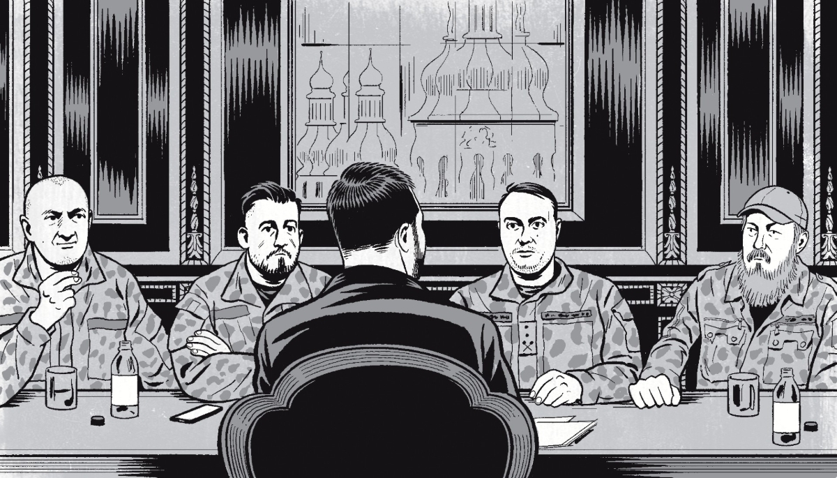 Ukraine's strongmen in war.