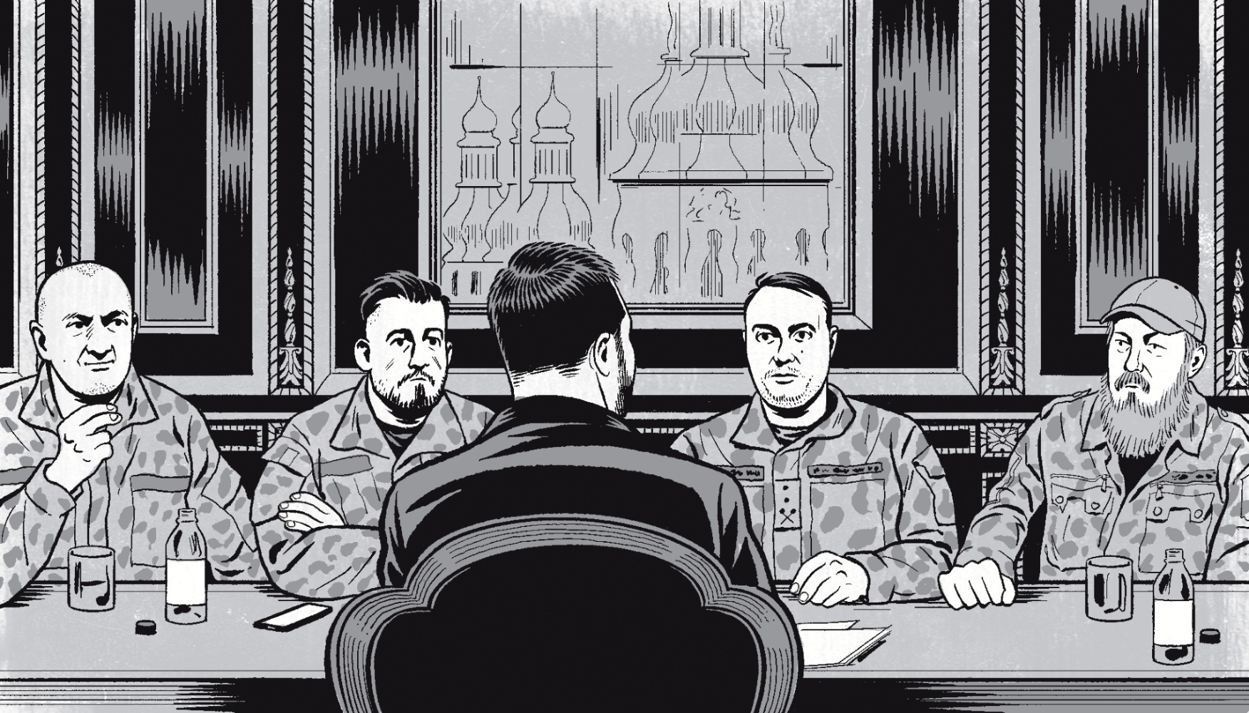 Ukraine's strongmen in war