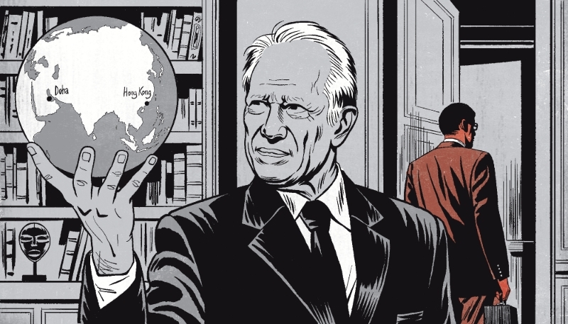 Former French prime minister Dominique de Villepin (3/3).