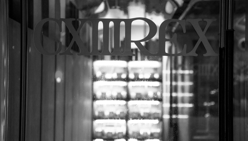 The CXIII Rex humidor, located in Old Town Alexandria.