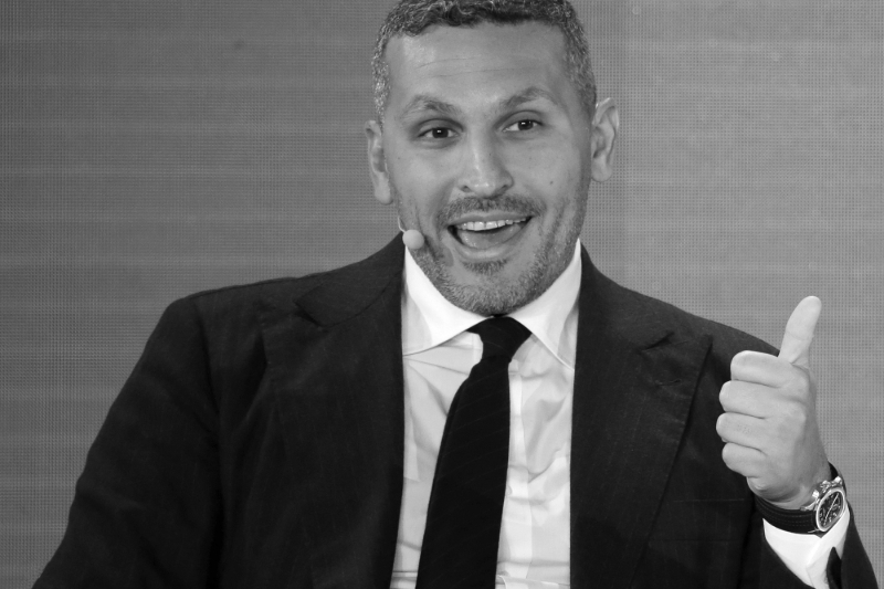 The head of the Mubadala sovereign wealth fund, Khaldoon Al Mubarak.