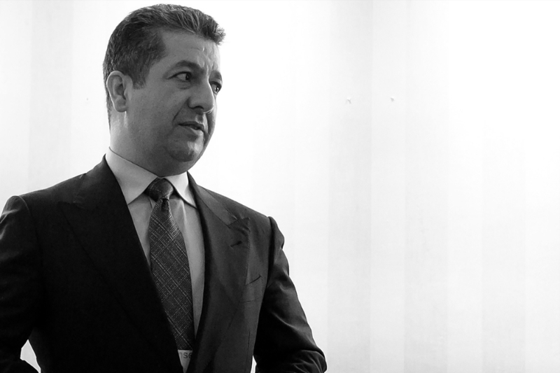 Kurdistan Regional Government Prime Minister Masrour Barzani.