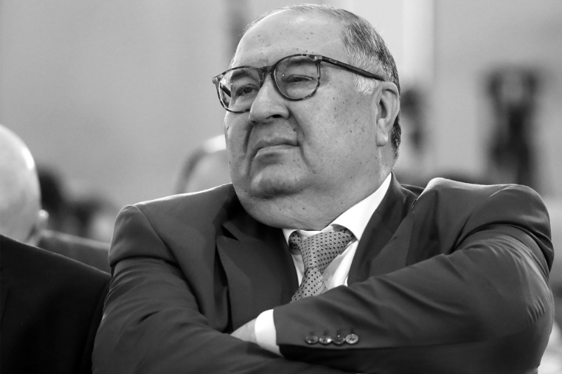 Russian oligarch Alisher Usmanov.