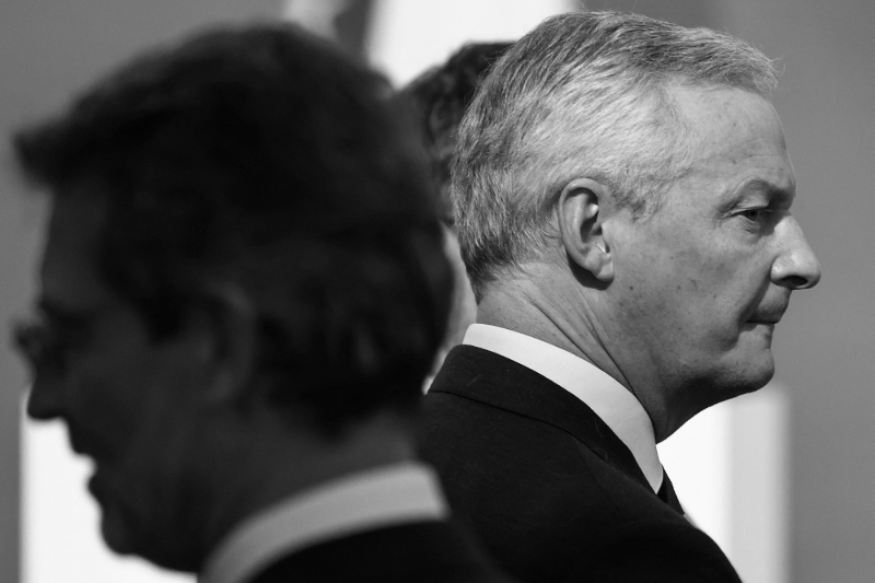 French Minister of the Economy and Finance, Bruno Le Maire.